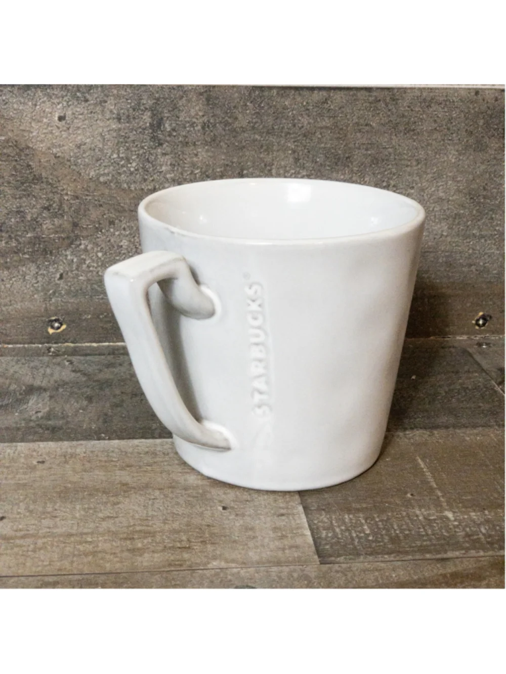 STARBUCKS Siren's Eye Anniversary Mug Green Jewel Mermaid 2014 12oz. Compass Cup